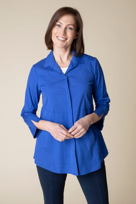 Nadine’s Favorite Button up Sapphire