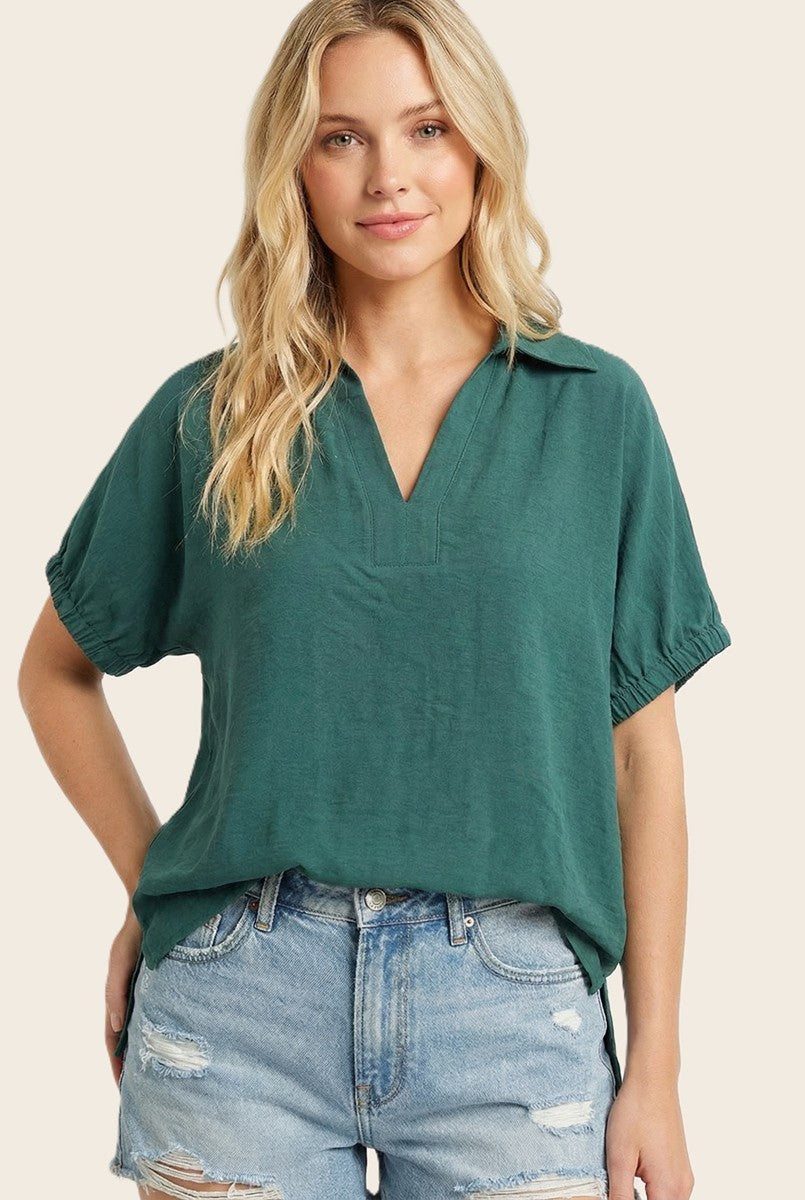 Johnny Collar Solid Top 20991A
