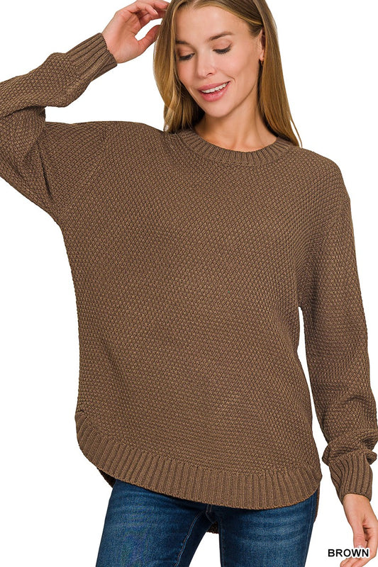 Round Neck Basic Sweater