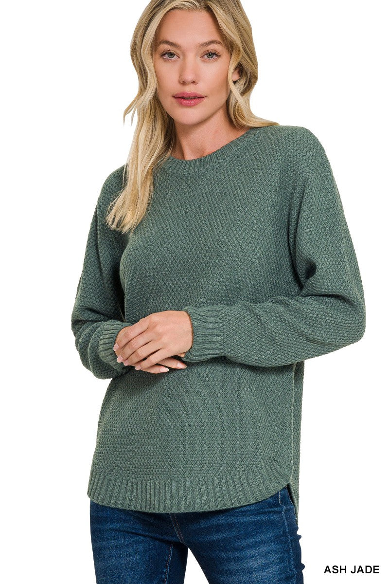Round Neck Basic Sweater