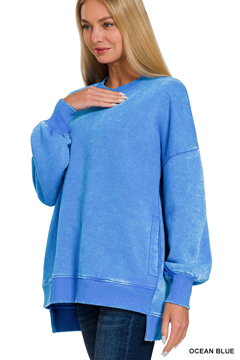 Acid Wash Pullover