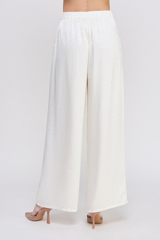 Holiday Embellished Pants