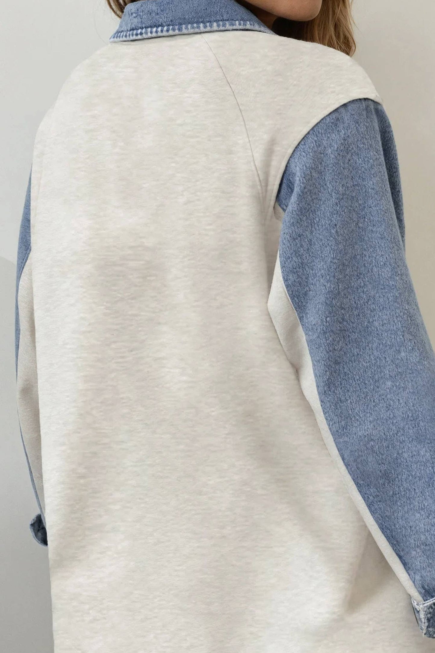 Western Denim Shirt Collar