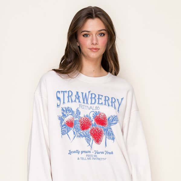 Strawberry sweatshirt