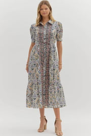 Diamond Floral Midi By Entro