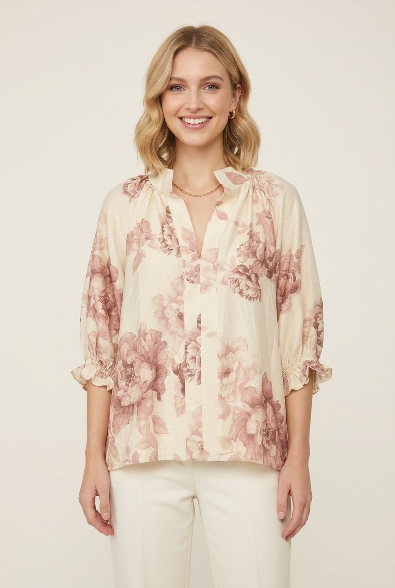 Cream/Mauve 20107