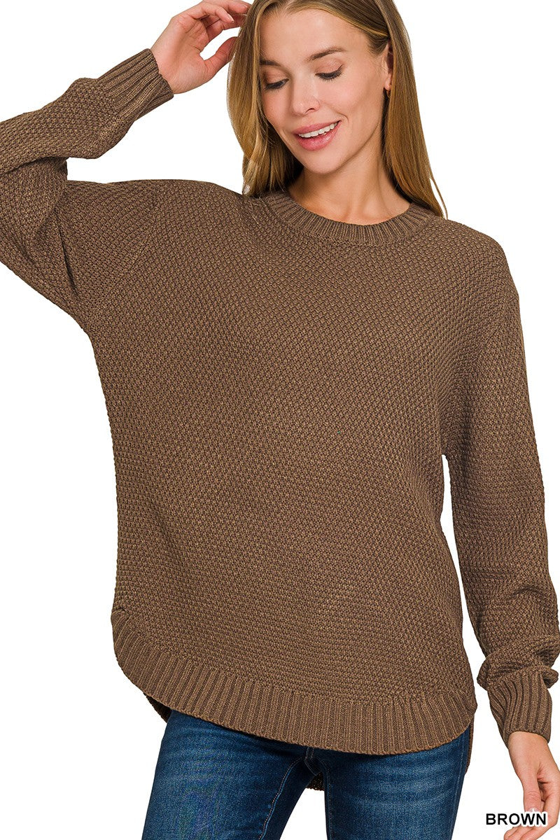 Round Neck Basic Sweater