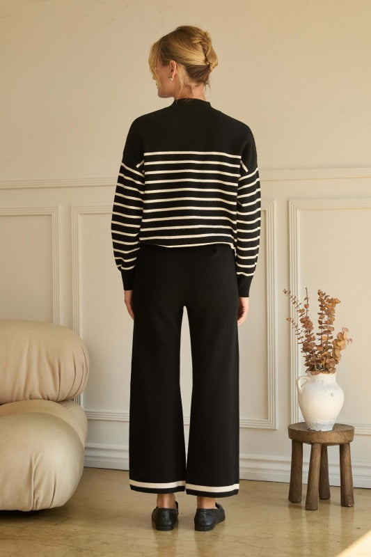 wide leg knit pants