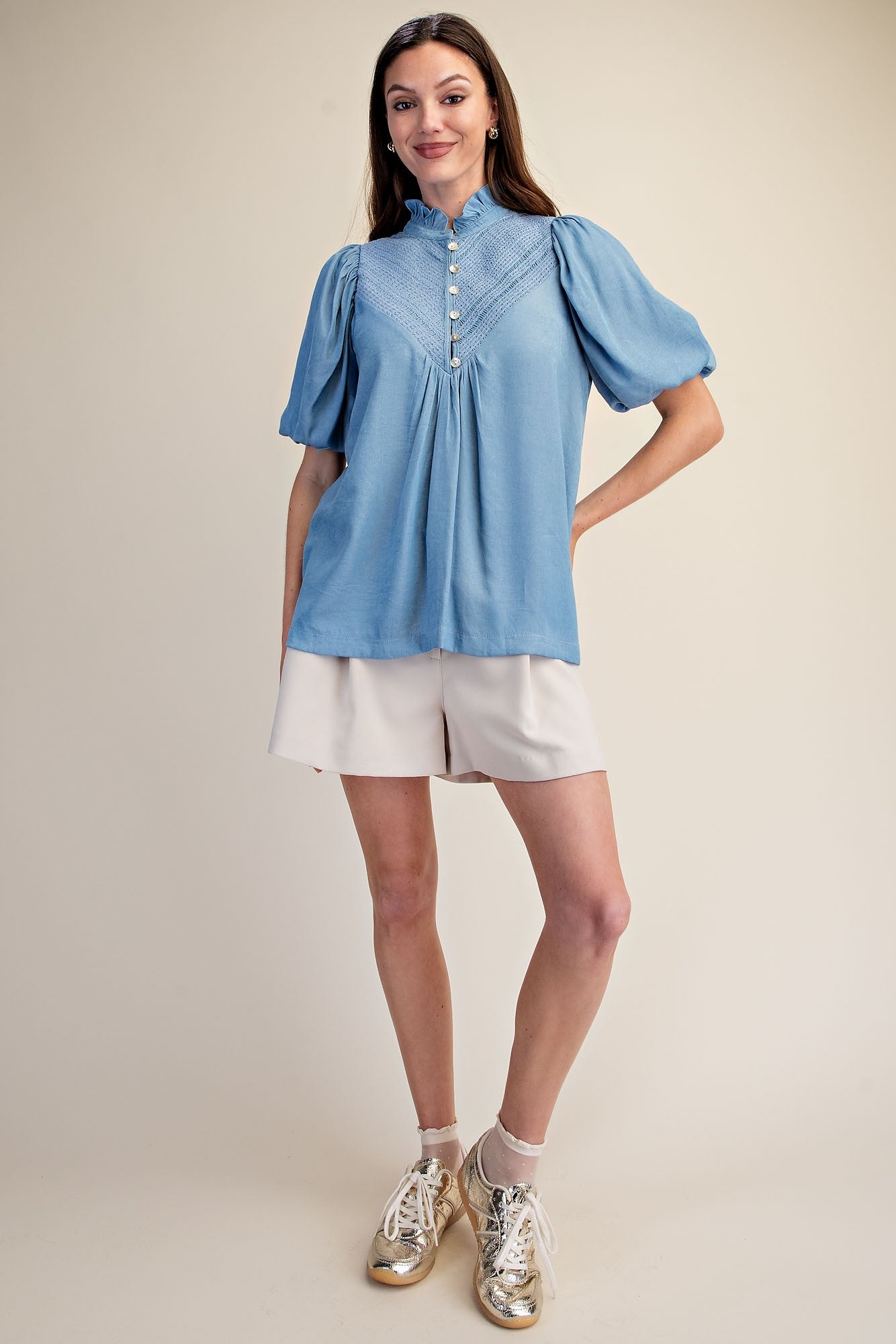Puff Sleeve  T8117