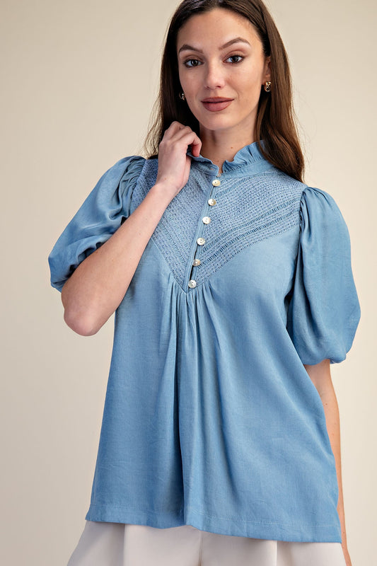 Puff Sleeve  T8117