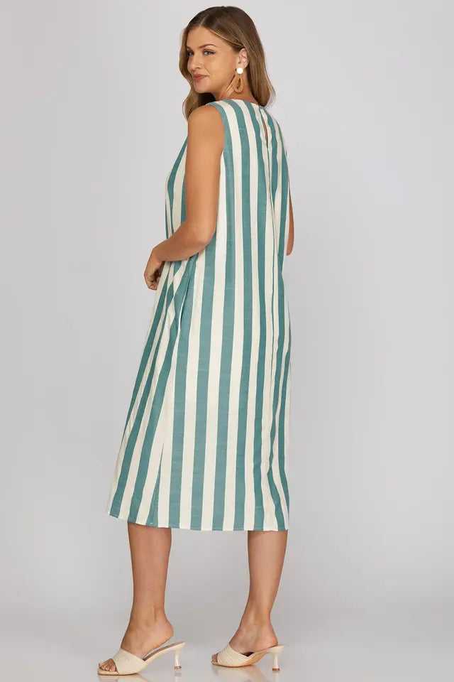 Sleeveless Strip ST1704