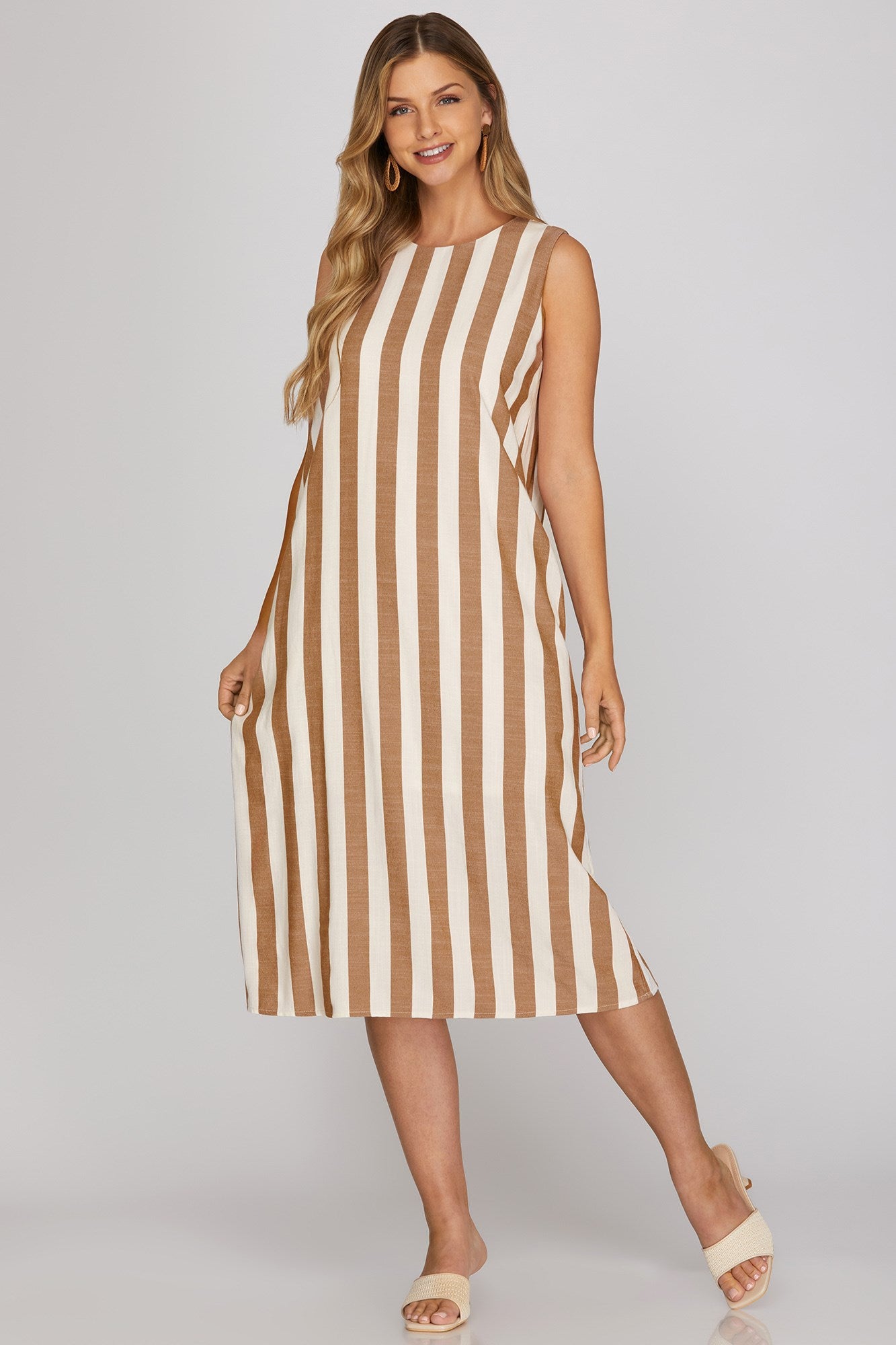 Sleeveless Strip ST1704