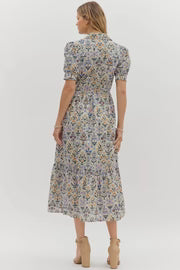 Diamond Floral Midi By Entro