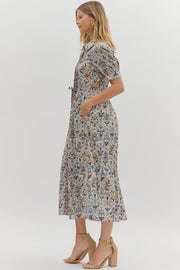 Diamond Floral Midi By Entro