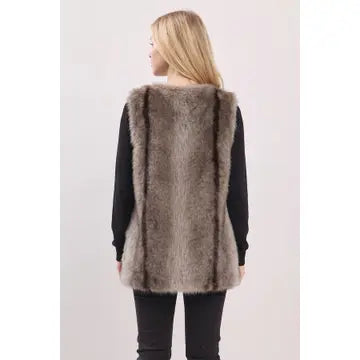 Faux Fur Vest ms0485
