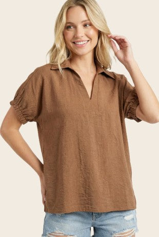 Johnny Collar Solid Top 20991A