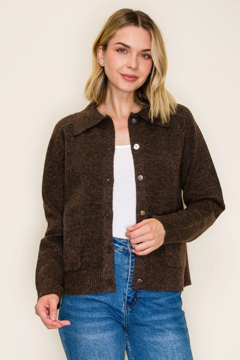 Button Down Cardigan 56216