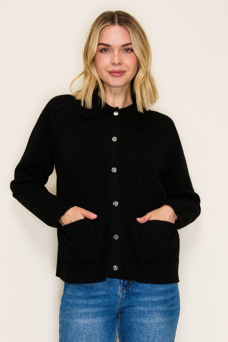 Button Down Cardigan 56216