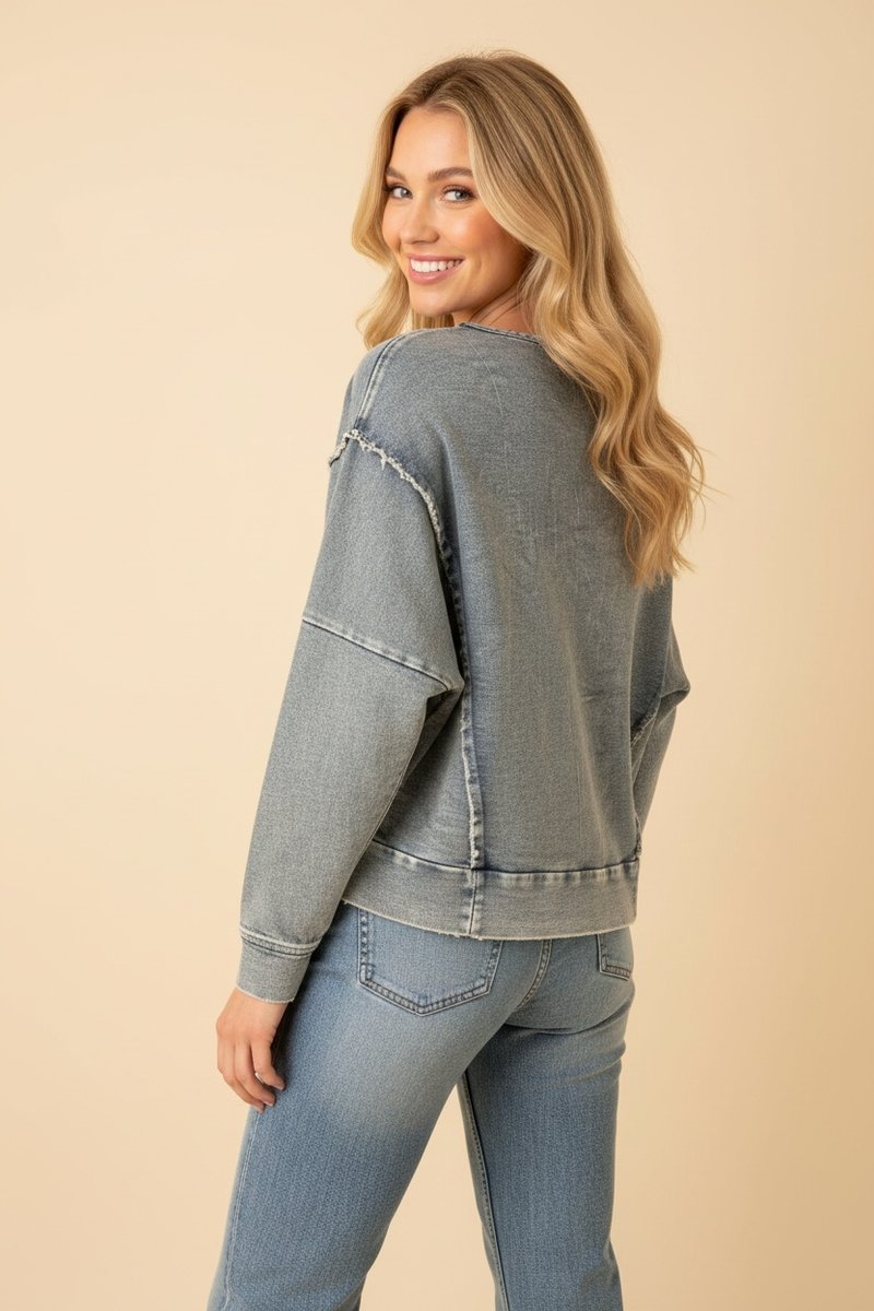 Lt Denim Sweatshirt 20257