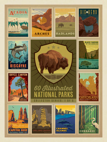 National Park puzzle series 1 of 5