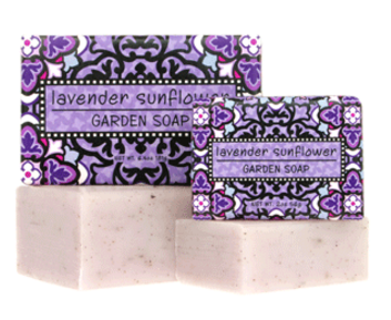 Lavender Sunflower Garden soap